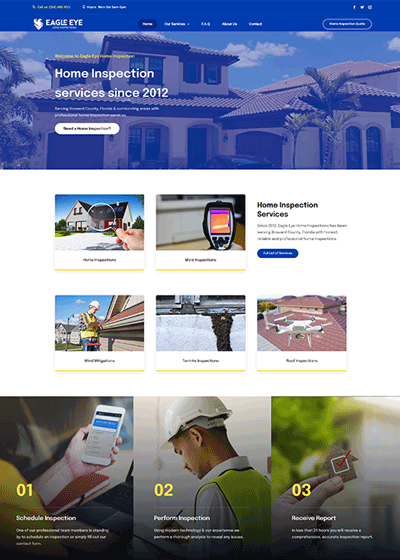 Home Inspection Web Design