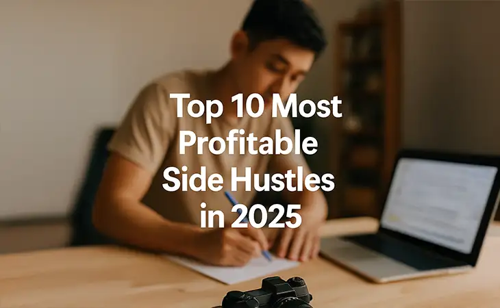 Top 10 Most Profitable Side Hustles in 2025 (Ranked by Ease & Income)