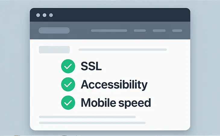 SSL Accessibility and Mobile Performance for SEO