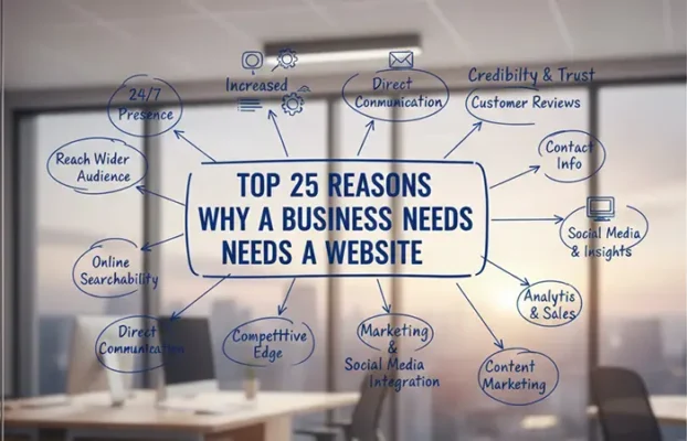Top 25 Reasons Why a Business Needs a Website