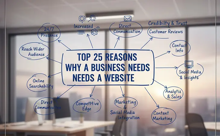 Top 25 Reasons Why a Business Needs a Website